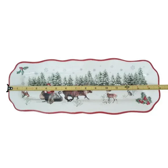 Better Homes And Gardens Heritage Collection Ceramic Platter Serving Tray Plate - Picture 8 of 10